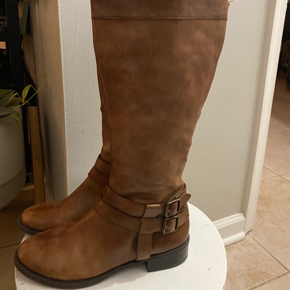 INC International Concepts Tall Leather Boots